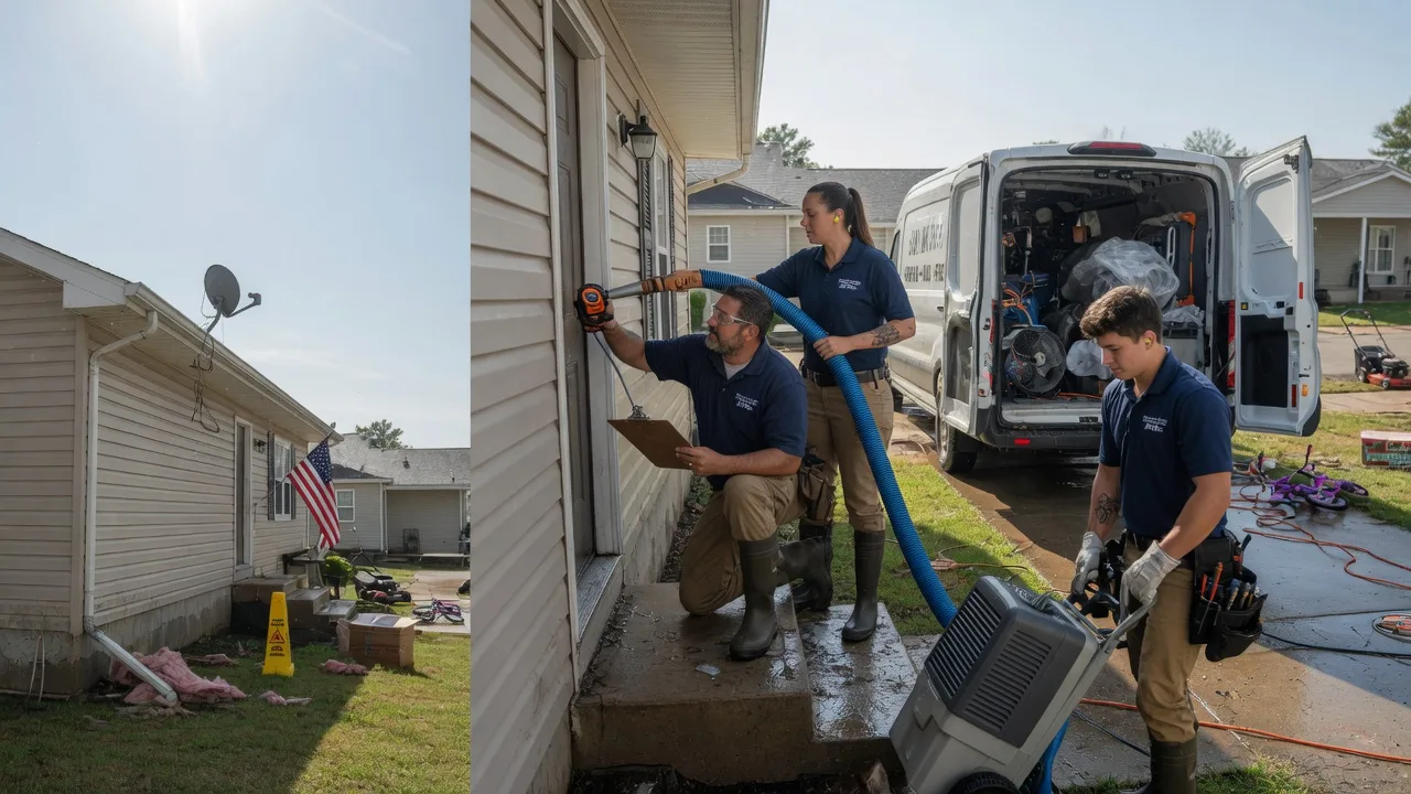 Ceiling Water Damage Restoration in Keene, ND near me